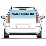 Sticker lettrage VOTRE TEXTE pour véhicule